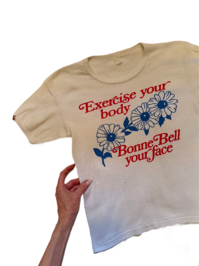 70s Bonne Bell makeup brand baby tee tshirt 