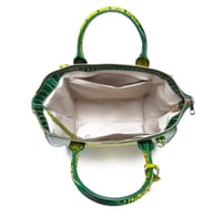 Image 2 of Green crocodile tote bag