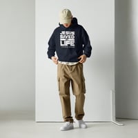 Image 3 of Jesus Saved My Life Unisex Hoodie