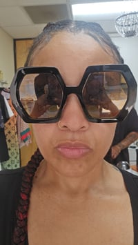 Image 1 of Black Designer Glasses
