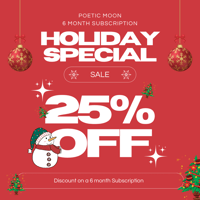 Poetic Moon 6 Month Subscription Holiday Sale