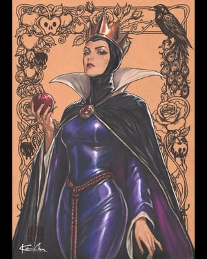 Image of Original Art : Queen Grimhilde < Evil Queen >  // Kevin Chua 