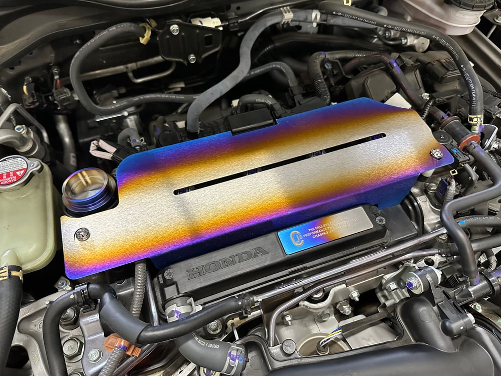 2020+ Honda 10th/11th Gen Civic/Accord 10th gen Titanium engine cover (1.5T engine Only)
