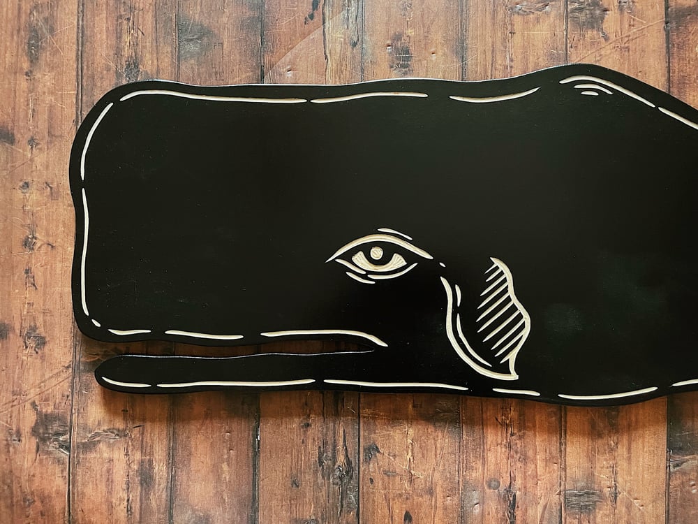 Image of Whale Woodcut 1