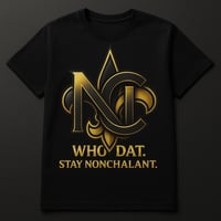 Image 1 of Nonchalant x Saints “Who Dat” Tee