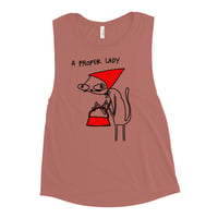 Image 4 of proper lady Ladies’ Muscle Tank 