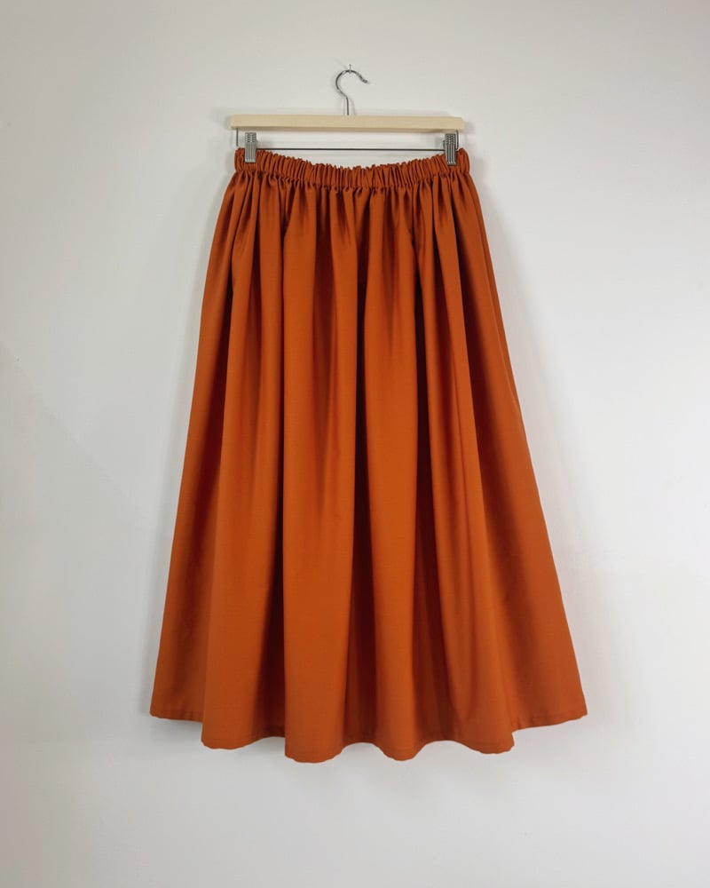 Image of n a n o v o  maxi volume basic skirt 001 / LIMITED TWO PIECES