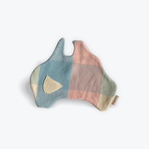 Image of Wheatpack - Australia Shaped Pale Green and Blue