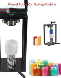 Image 3 of Rotary Easy Can Sealer Machine for Bubble Tea Coffee