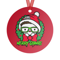 Image 1 of Hello Gibby! Xmas Metal Ornament