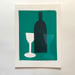 Image of Wine Bottle and Glasses