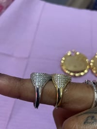 Image 4 of zirconia heart ring