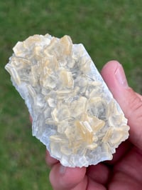 Image 9 of Golden Hunan Calcite UV Specimen | China #3080