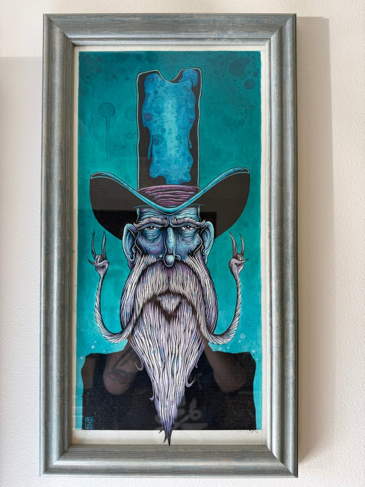 Image of Metal Horns Redux - Original Painting