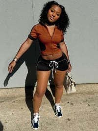 Image 1 of Two Toned Sport Short Set