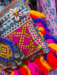 Image 6 of Rainbow Shake your tassels- Bag- clutch or cross body/shoulder -pinks