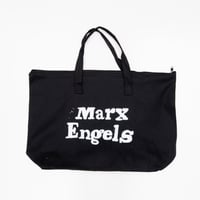 Image 1 of Marx Engels Zippered Shopping Tote