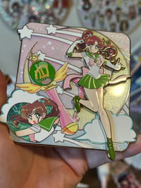 Image 6 of Super Sailor Form Jupiter enamel pin 