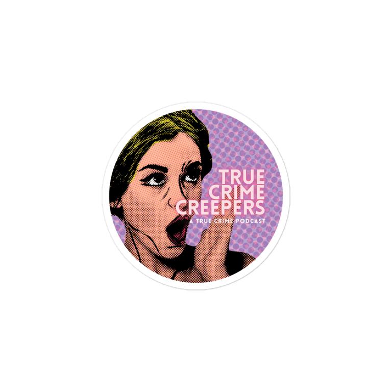 True Crime Creepers Logo Sticker Image 2