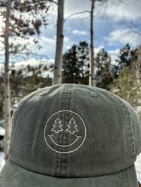 Image 2 of Trees Smiley Face Dad Hat