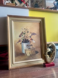 Image 2 of Large Oil Still Life on Canvas