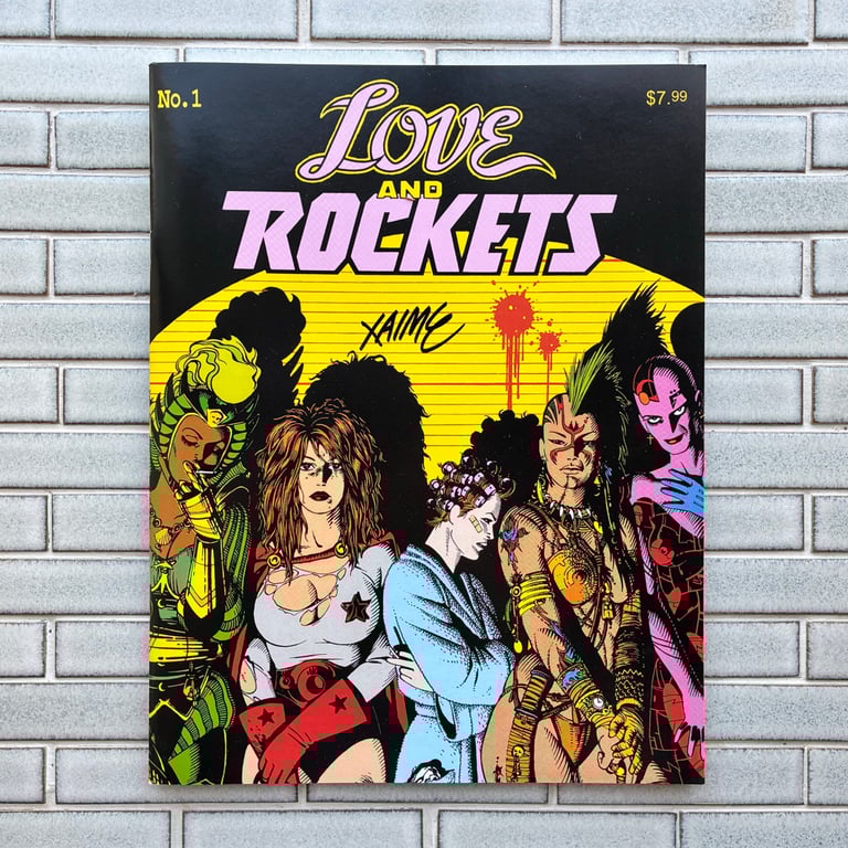 Love and Rockets Vol.  I #1 Facsimile Edition by Gilbert & Jaime Hernandez - SIGNED