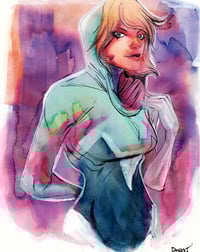 Image 6 of Galaxy con Spider-Gwen Watercolor Commission