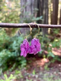 Image 2 of Purple Pixie Earrings 