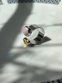 Image 5 of Ring mit Phosphosiderit und Bernstein