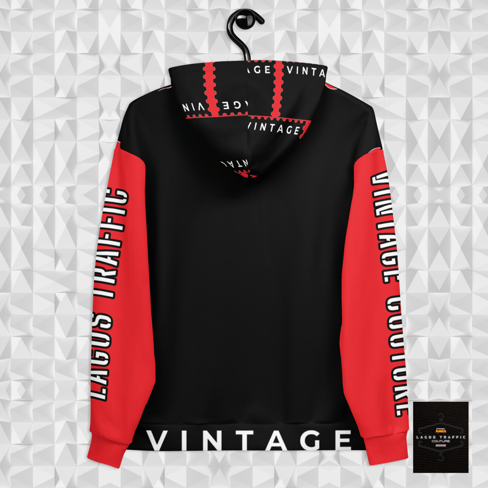 LTC AFROBEATS VINTAGE COUTURE HOODIES (RED/ BLK)