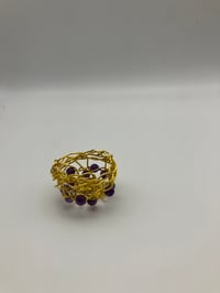 Image 5 of Mini Desk Charm for Balance | Amethyst basket | Healing Feng Shui Desk Talisman