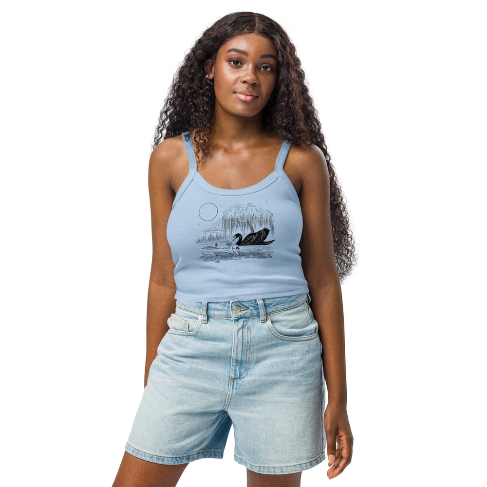 Swan Lake Women’s micro-rib tank top