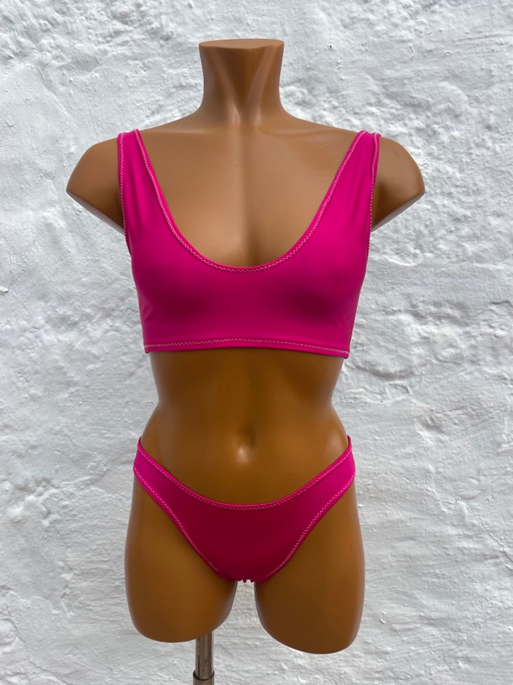 Image of Bikini brasileño Fucsia-Mediterráneo