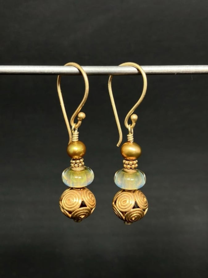 Vermeil Verde Earrings Image 2