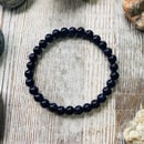 Image 1 of “Persistent Pursuit” Blue Sandstone 6mm Bracelet