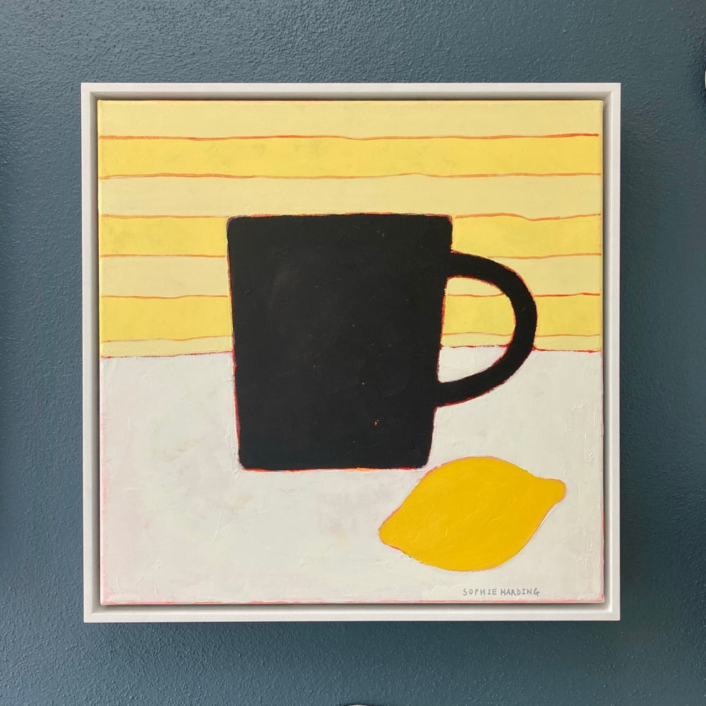 Image of Black Cup and Lemon