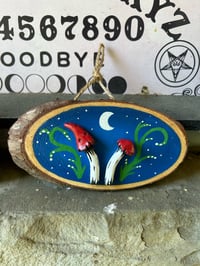 Image 1 of Eerie Mushroom Plaque 
