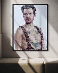 Image 1 of Fractured love Harry canvas print 60x80cm 