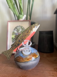 Image 1 of PRE ORDER Brook Trout Vase 