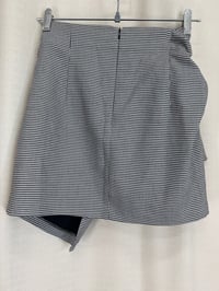 Image 5 of ZARA tie front houndstooth mini skirt