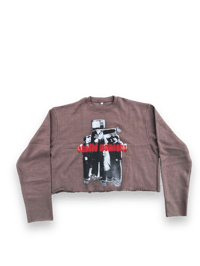 CULT Cropped Crewneck Sweater 