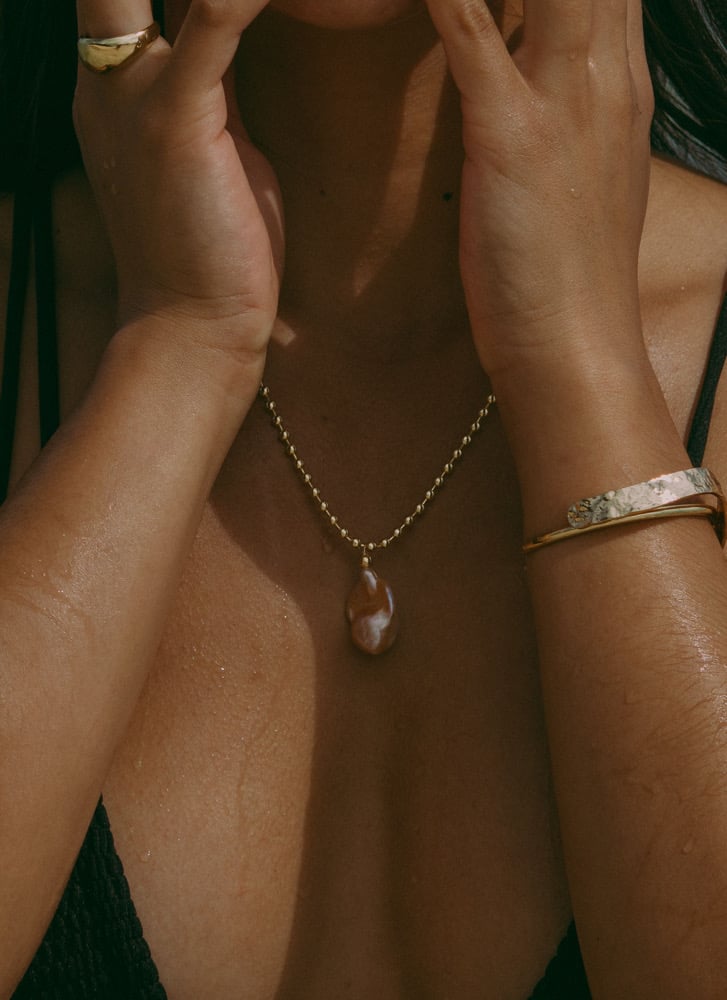 Image of Gold wrist cuffs