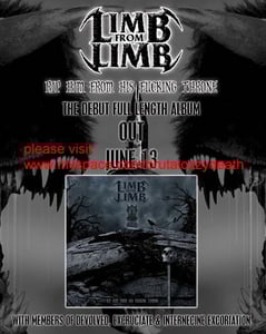 Image of LIMB FROM LIMB - RIP HIM FROM HIS FUCKING THRONE CD