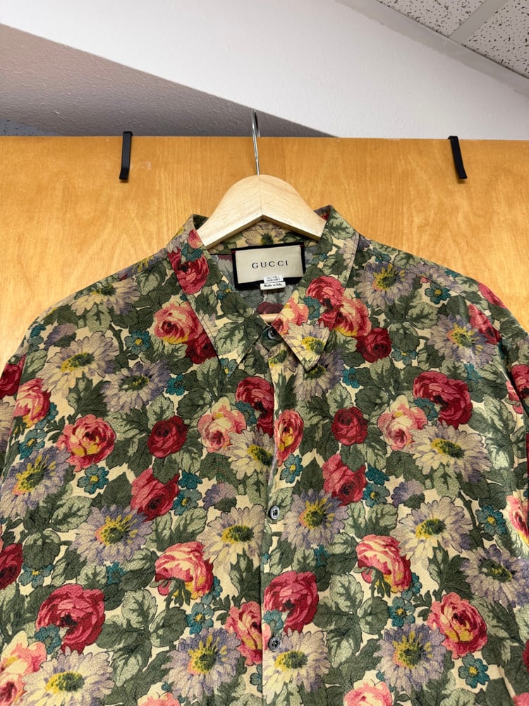 Image of Gucci SS16 Floral Button Up Shirt