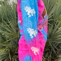 Image 4 of My little unicorn pink/blue tye dye 