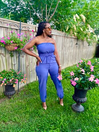 Image 5 of Cargo Jumpsuit w/Drawstring 