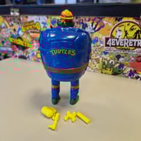 Image 3 of 1994 Playmates TMNT Mighty Mutations Construction Mike Figure with Accessories