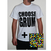 Image of EXCLUSIVE: CHOOSE GRUM T-Shirt & Album bundle (signed ltd edition of 250) SOLD OUT