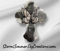 Image 1 of Black and White Prayer/Trinket Box