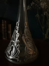 Image 3 of Incroyable carafe en cristal des étains Potstainiers, époque Art Nouveau